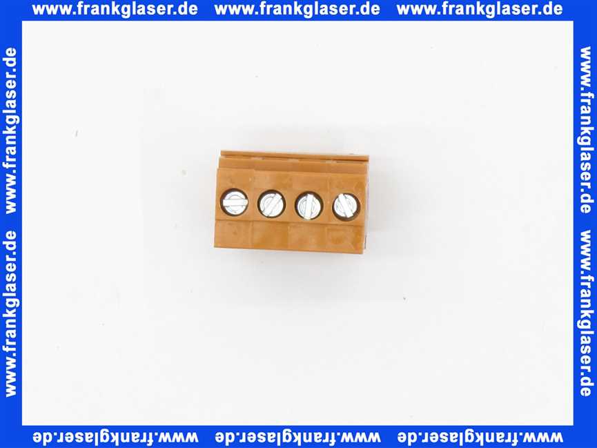 Buderus Anschlussklemme 4-pol U ocker 8718585554