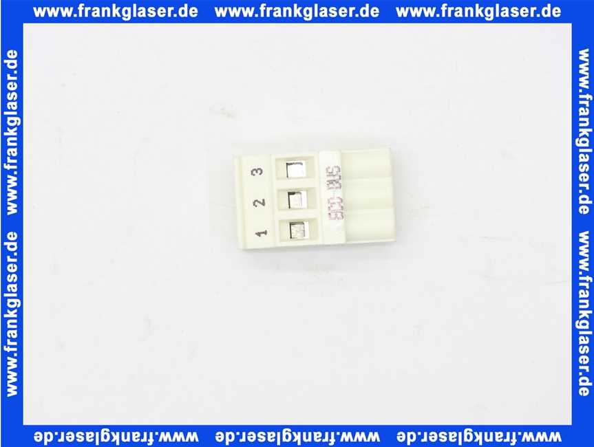 8718585568 Buderus Anschlussklemme steckb 3-pol R5 weiß BUS
