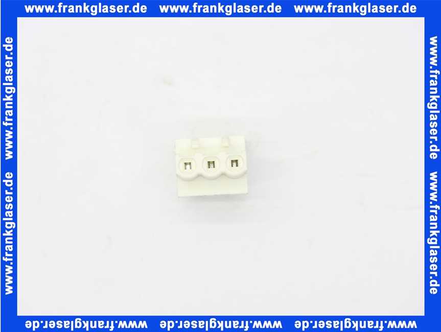 8718585568 Buderus Anschlussklemme steckb 3-pol R5 weiß BUS