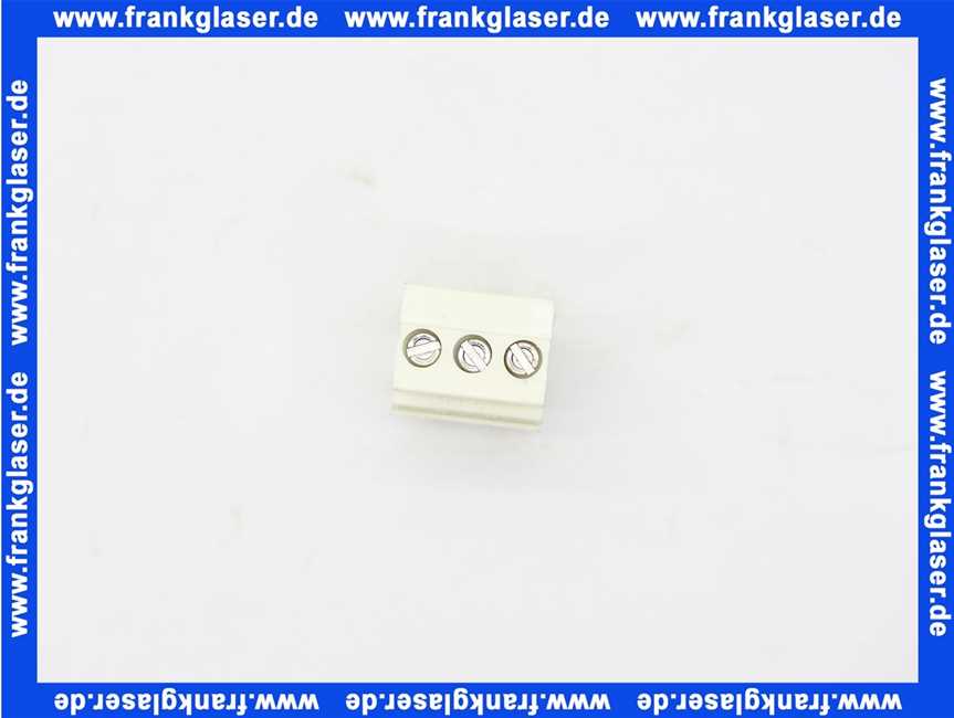 8718585568 Buderus Anschlussklemme steckb 3-pol R5 weiß BUS