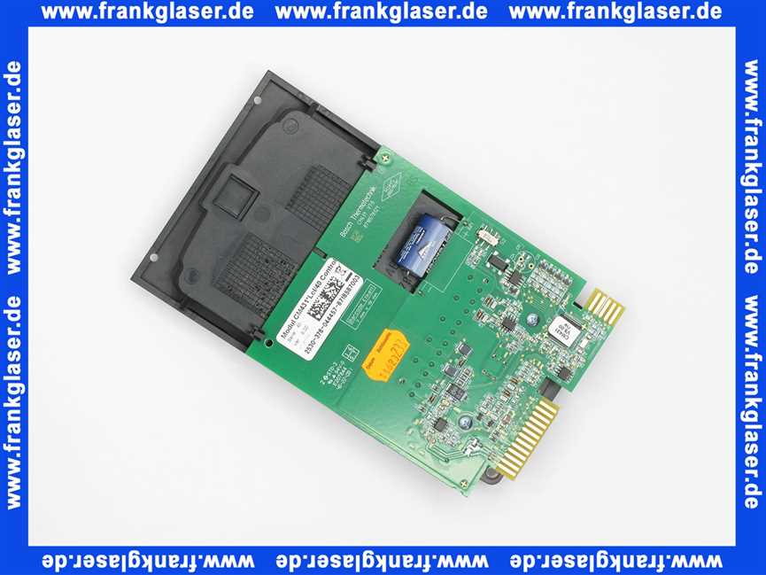8718587004 Buderus Modul CM431 S40 Control schwarz