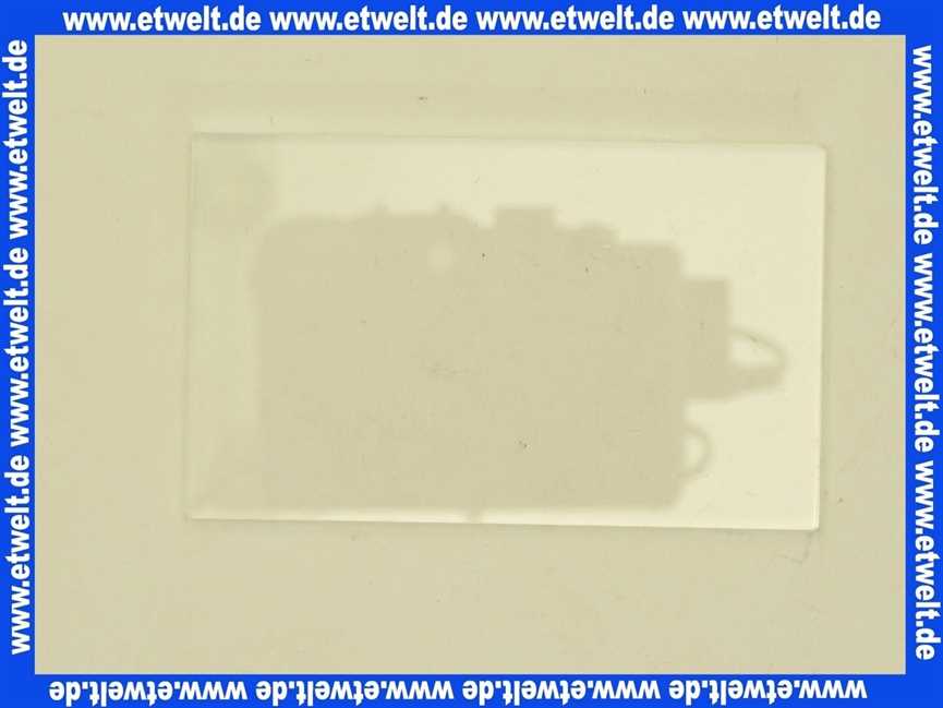 8718589708 Buderus Glas-Tafel Tempax 82x50x3