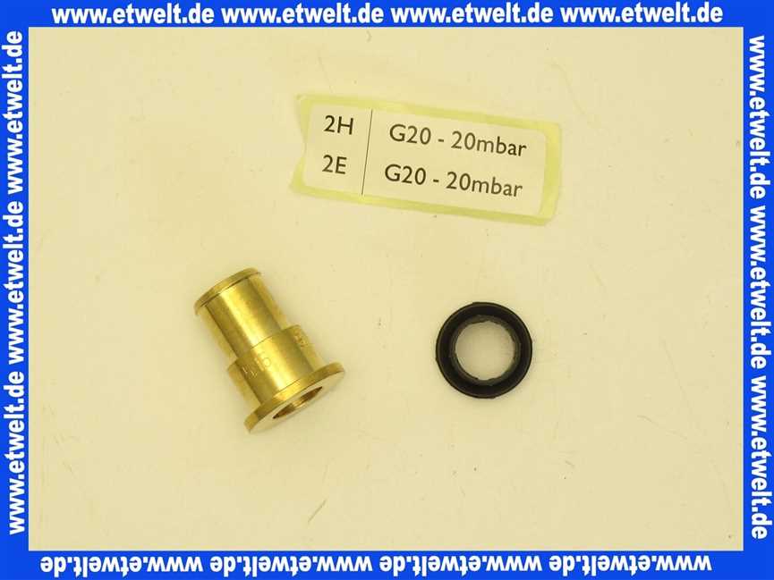 8718601940 Buderus Gasdüse 25kW (G20)