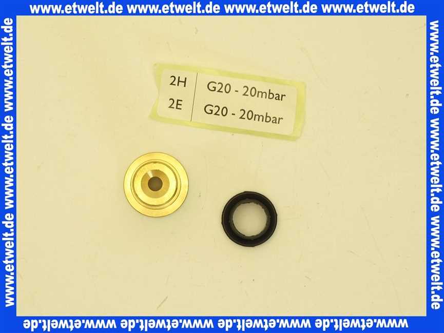 8718601940 Buderus Gasdüse 25kW (G20)