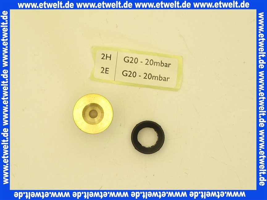 8718601940 Buderus Gasdüse 25kW (G20)