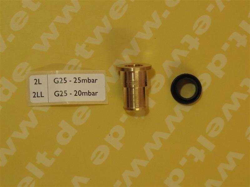 8718601943 Buderus Gasdüse 15kW (G25)