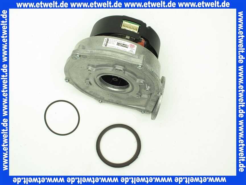 87186443950 Buderus Gebläse