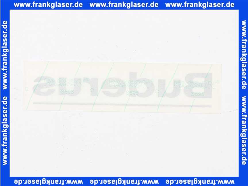 87186889910 Buderus Aufkleber Buderus