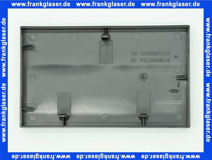 8732909226 Buderus Blindabdeckung RC3xx schwarz