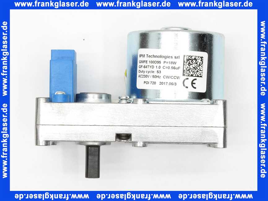 Buderus Antriebsmotor Zellradschleuse. 8732920447