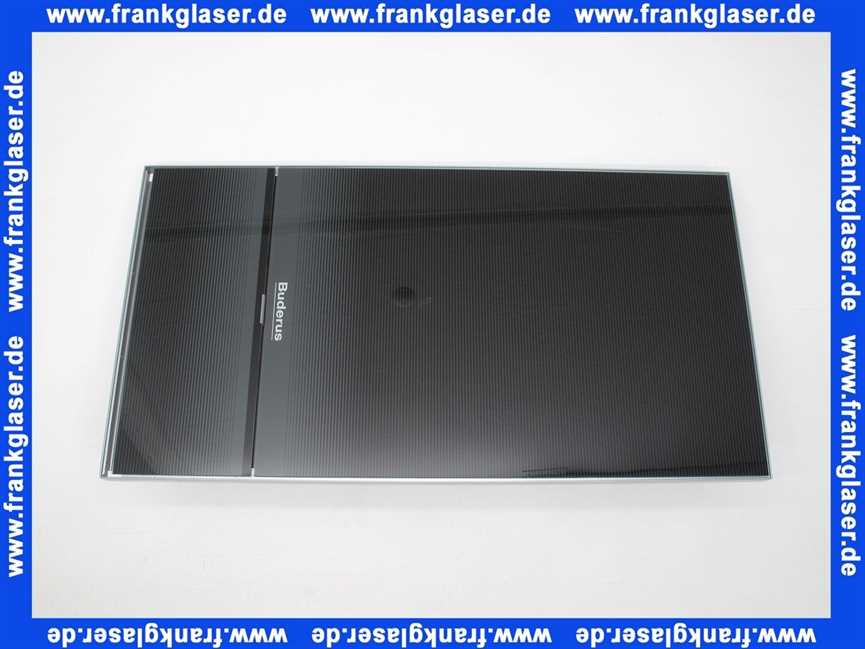 Buderus Abdeckung schwarz 8737602161