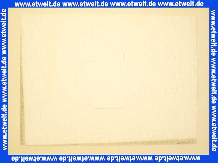 87381217750 Buderus Isolierung 24kW - 436x596x5mm