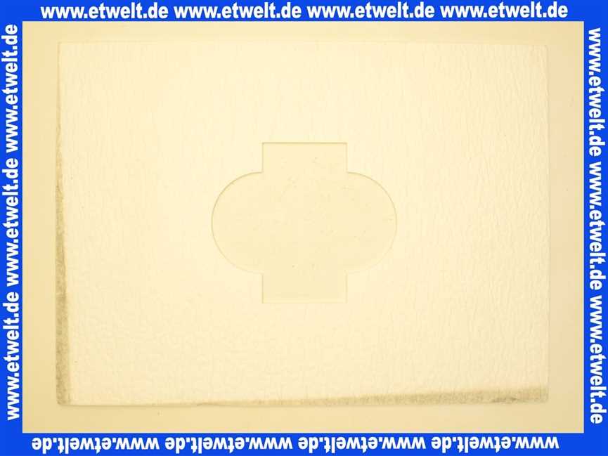 87381217750 Buderus Isolierung 24kW - 436x596x5mm