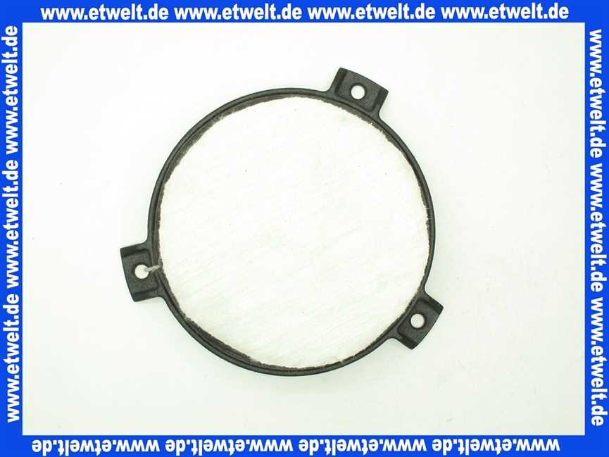 8738619030 Buderus Reinigungsdeckel D224 SB 50-185kW