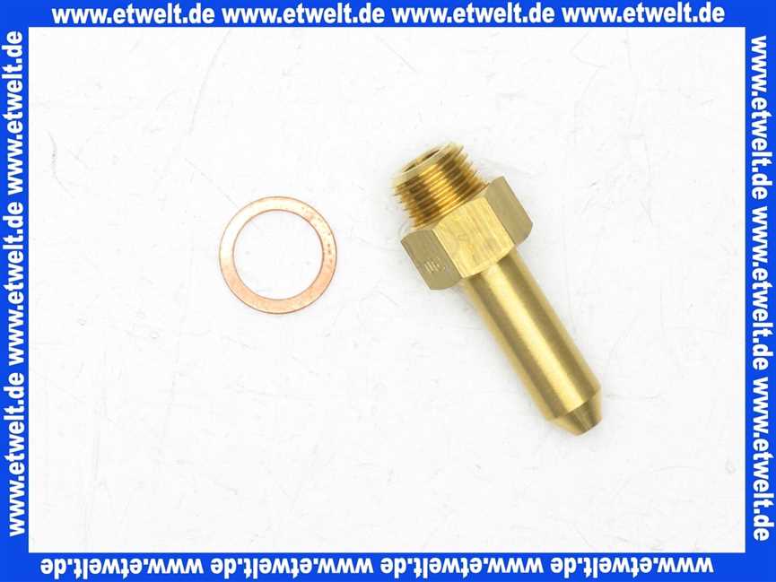 87388002120 Buderus Hauptgasdü A 1,90 Bohru Sw16 48lg