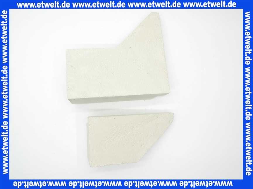 8738803754 Buderus Set Brennraumauskl. Ver/Fig unten.