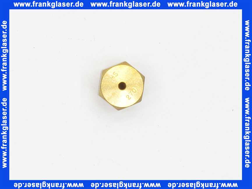 Buderus Hauptgasd 2,70 Bohrung Sw16 16lg 8738804028