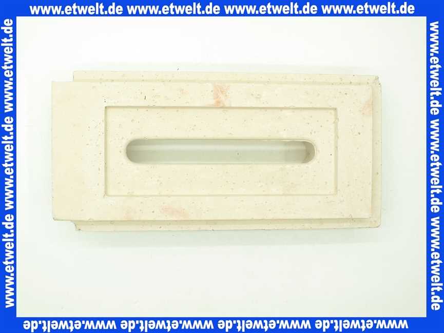 87399303960 Buderus Schamottstein