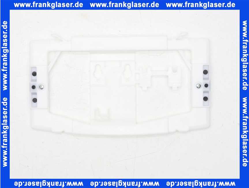 90200 Burda Betätigungstaste Betätigungsplatte Drückerplatte T902 weiss komplett mit Montagerahmen zu UP Spülkasten