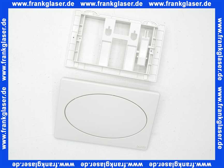 T611 Burda Betätigungsplatte, weiß