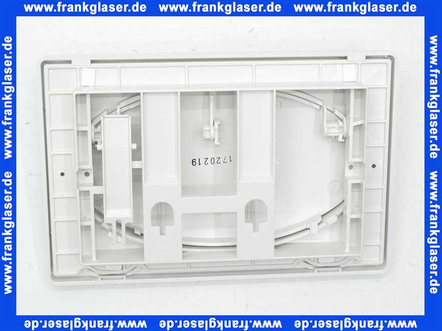 T611 Burda Betätigungsplatte, weiß