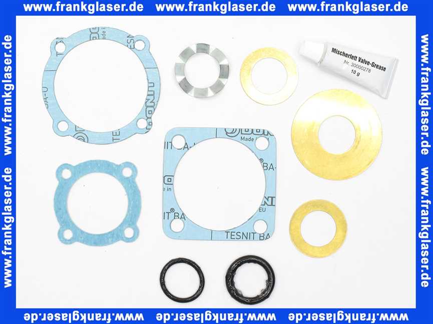 019001030 Dichtungssatz Centra ZR/DR DN 15-40 kompl. m. Federscheibe und Druckscheibe