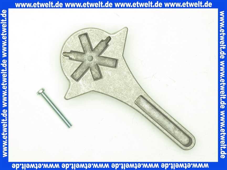 0300000516 Centra Stellhebel und Schraube für DRK Mischer