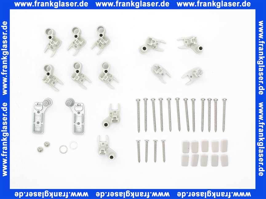 0365530 Clivia-Top Scharniersatz für Badewannen Faltwand 3-teilig