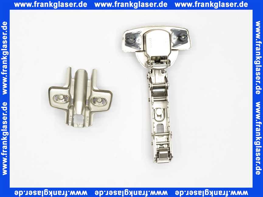 Clivia Türscharnier zu Badmöbel Schranktüre inkl. Montageplatte