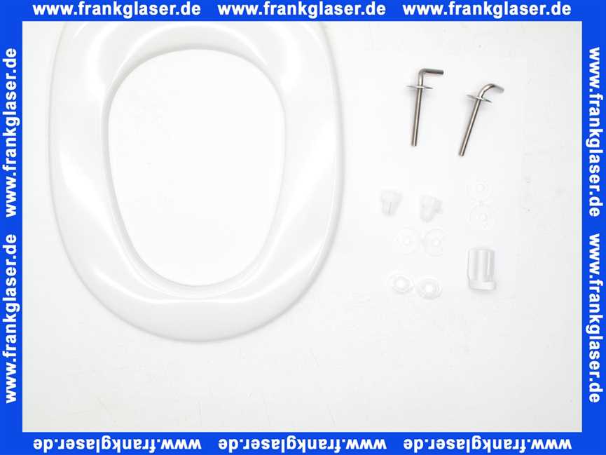 Concept WC-Sitz 200 mit Deckel, mit Edelstahl-Scharnier, weiss