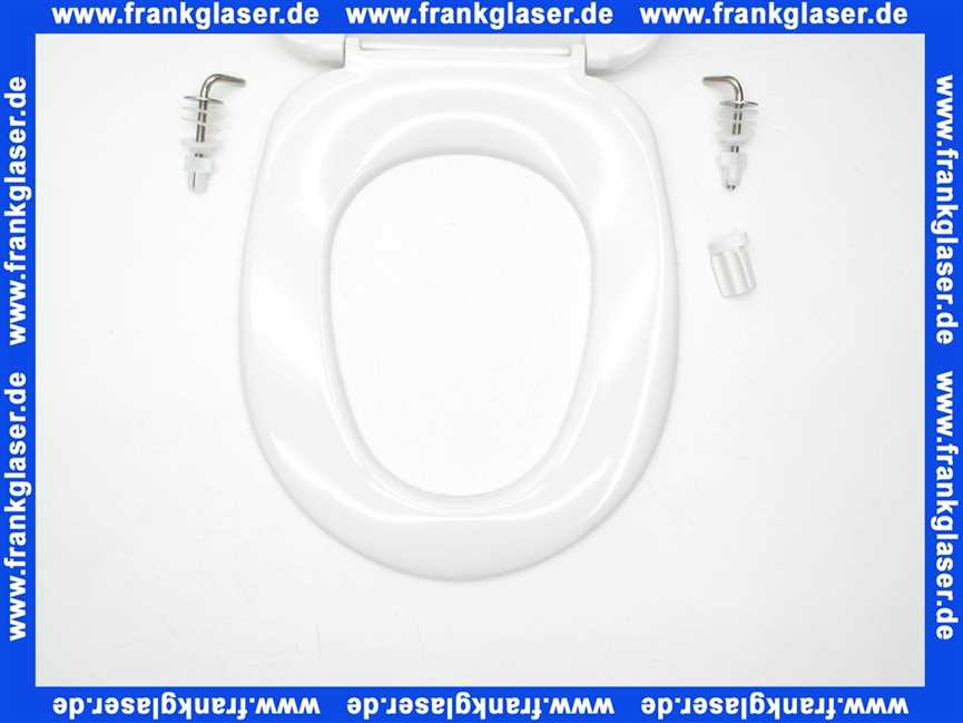 Concept WC-Sitz 100 mit Deckel, mit Edelstahl-Scharnieren, weiss