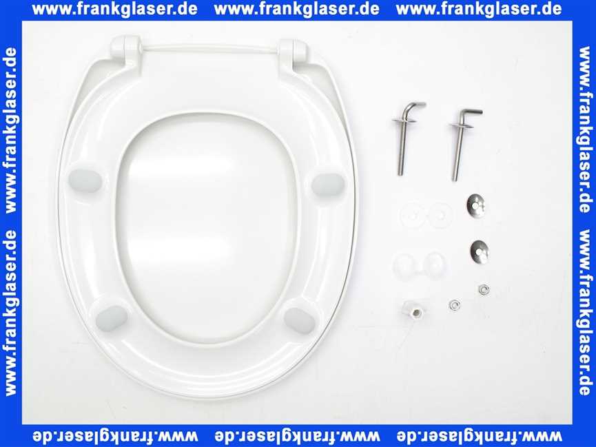 796500102 Concept WC-Sitz Optima Z (2) mit Edelstahlbefestigung fest-fix, antibakteriell, weiss