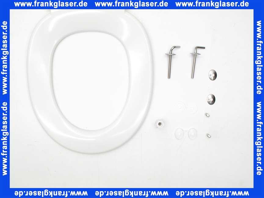 796500102 Concept WC-Sitz Optima Z (2) mit Edelstahlbefestigung fest-fix, antibakteriell, weiss