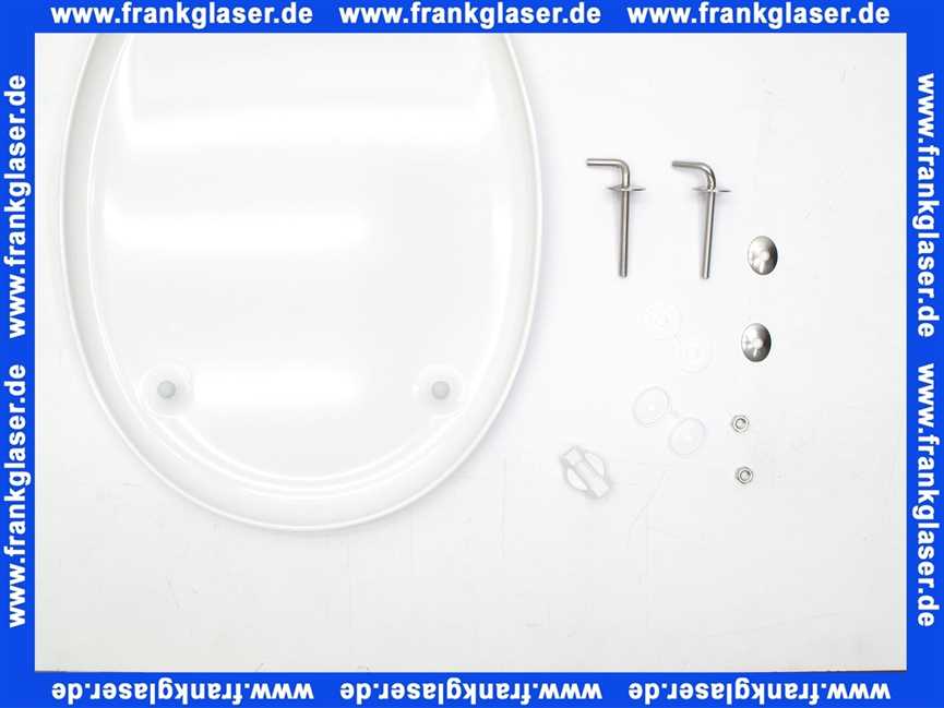 796500102 Concept WC-Sitz Optima Z (2) mit Edelstahlbefestigung fest-fix, antibakteriell, weiss