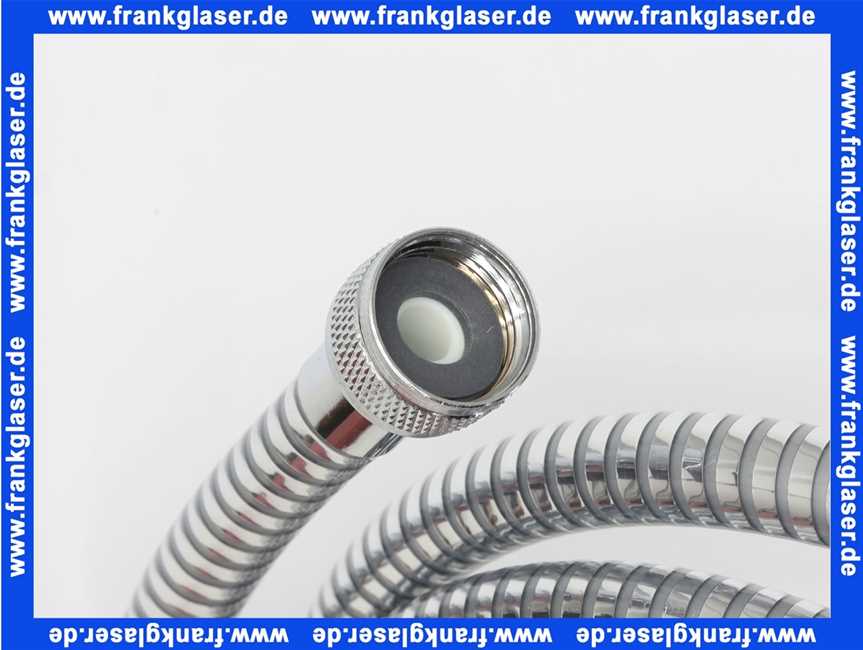 Concept 100 Brauseschlauch 160cm einseitig konische Mutter chrom