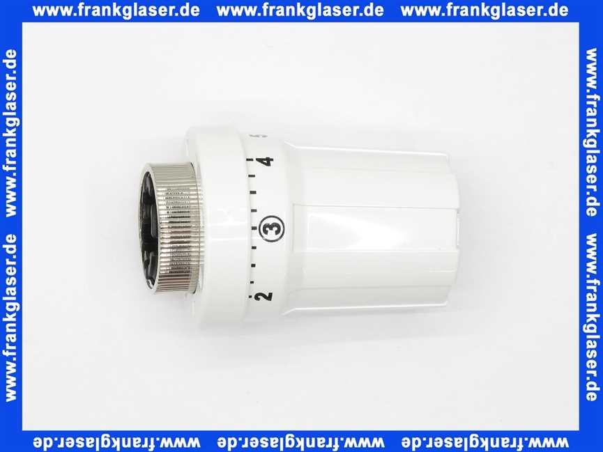 Concept Thermostatkopf weiss M30 X 1.5 für Heizkörperthermostat, flüssigkeitsgesteuert