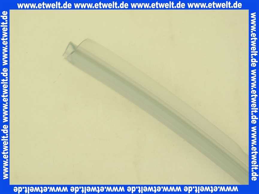 062506 Cosima Ablaufprofil gebogen für Schwingtür 1-flg. mit festem Segment Vigour