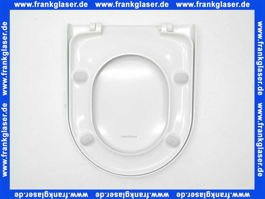 WC-Sitz mit Deckel CosimaCLASSIC weiß mit Steckscharnieren chrom