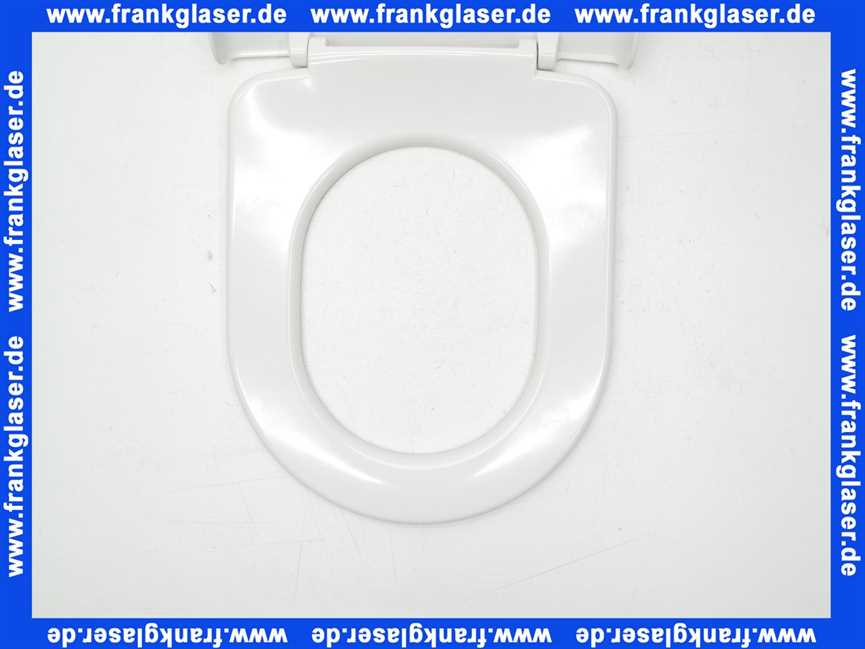 WC-Sitz mit Deckel CosimaCLASSIC weiß mit Steckscharnieren chrom