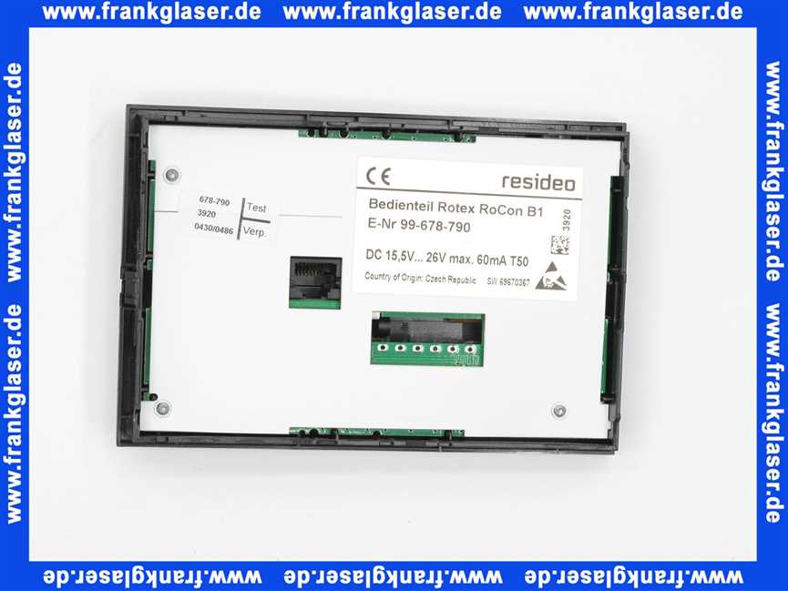 DAIKIN Bedieneinheit ROCON B1 01D ROTEX für ROTEX GCU I bis BJ 2017 5740001