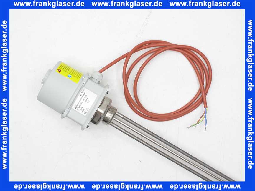 DAIKIN Elektroheizstab 230V, EHS/500/1 Leistung 2 kW, Eintauchtiefe 1100 mm EKBU2C