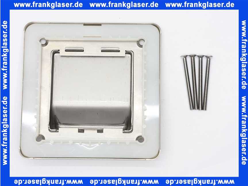 43171 Grohe Abdeckplatte Drückerplatte Betätigungsplatte für UP-Urinalspueler und Waschtisch- Brause-Selbstschlussventil