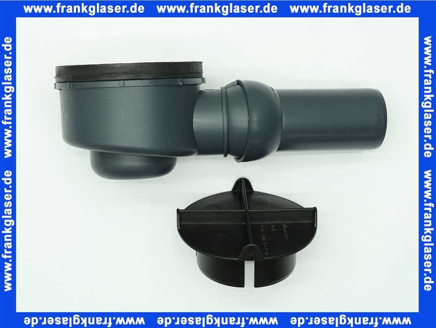 160010 Dallmer Ablaufgehäuse Orio 90mm ohne Haube neu Abgang waagerecht DN 50