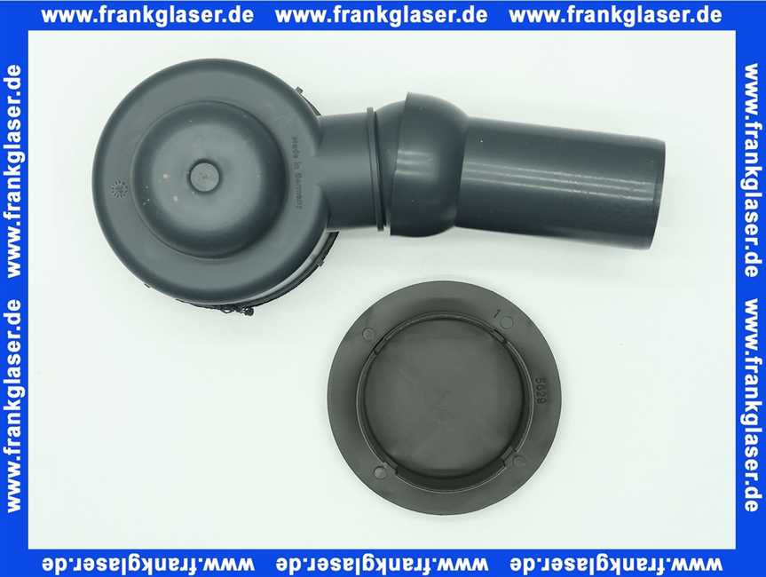 160010 Dallmer Ablaufgehäuse Orio 90mm ohne Haube neu Abgang waagerecht DN 50