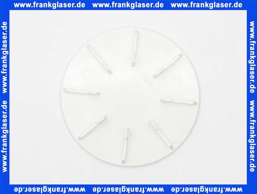 160829 Dallmer Abdeckhaube ORIO Haube zu Duschwannenablauf Orio neu ohne Sifon weiss