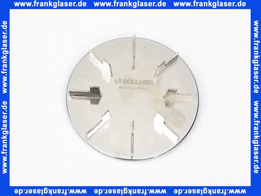 162809 Dallmer Abdeckhaube Deckel ORIO Kunststoff verchromt, Bj. 04 - Mai 2010