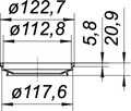 352026 Dallmer Dichtung Lippendichtung zu Atlasbogen, DN 100