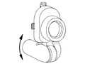 360014 Dallmer Urinal-Absaug-Siphon HL 430, Ablaufstutzen DN 40 von 0 - 90 Grad verstellbar