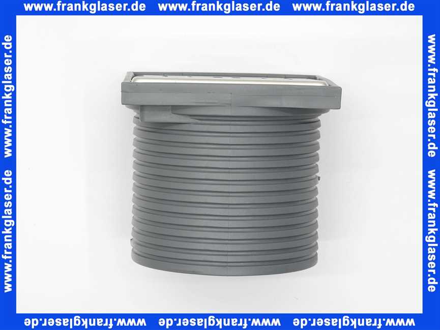 400017 Dallmer Aufsatz E9 100 x 100 mm zu Bodeneinlauf Badablauf