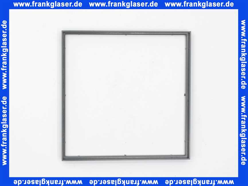 480811 Dallmer Distanzrahmen 140 x 140mm, 6mm hoch